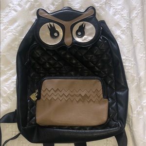 Gently Used Betsy Johnson Owl Backpack